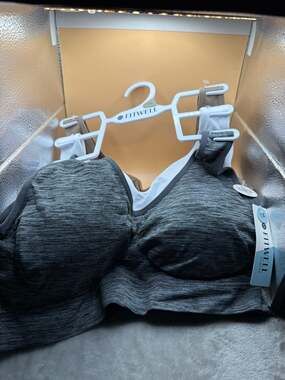 Fitwell Intimates 3-Pack Ultimate Comfort Seamless Lounge bras Size 1X